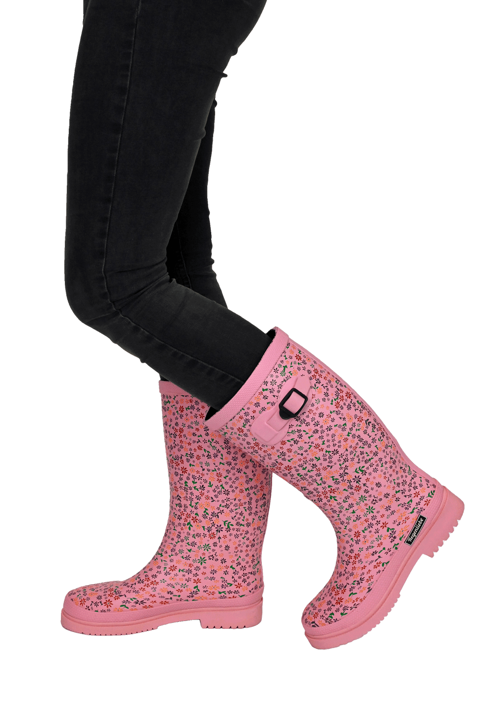 Regenliebe Damen Gummistiefel Flowers High Langschaft