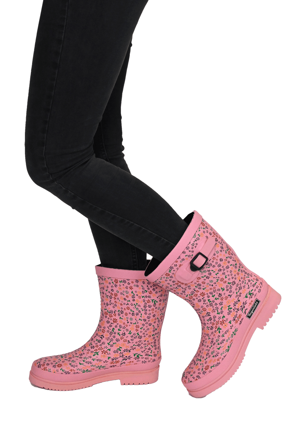 Regenliebe Damen Gummistiefel Flowers Halbschaft
