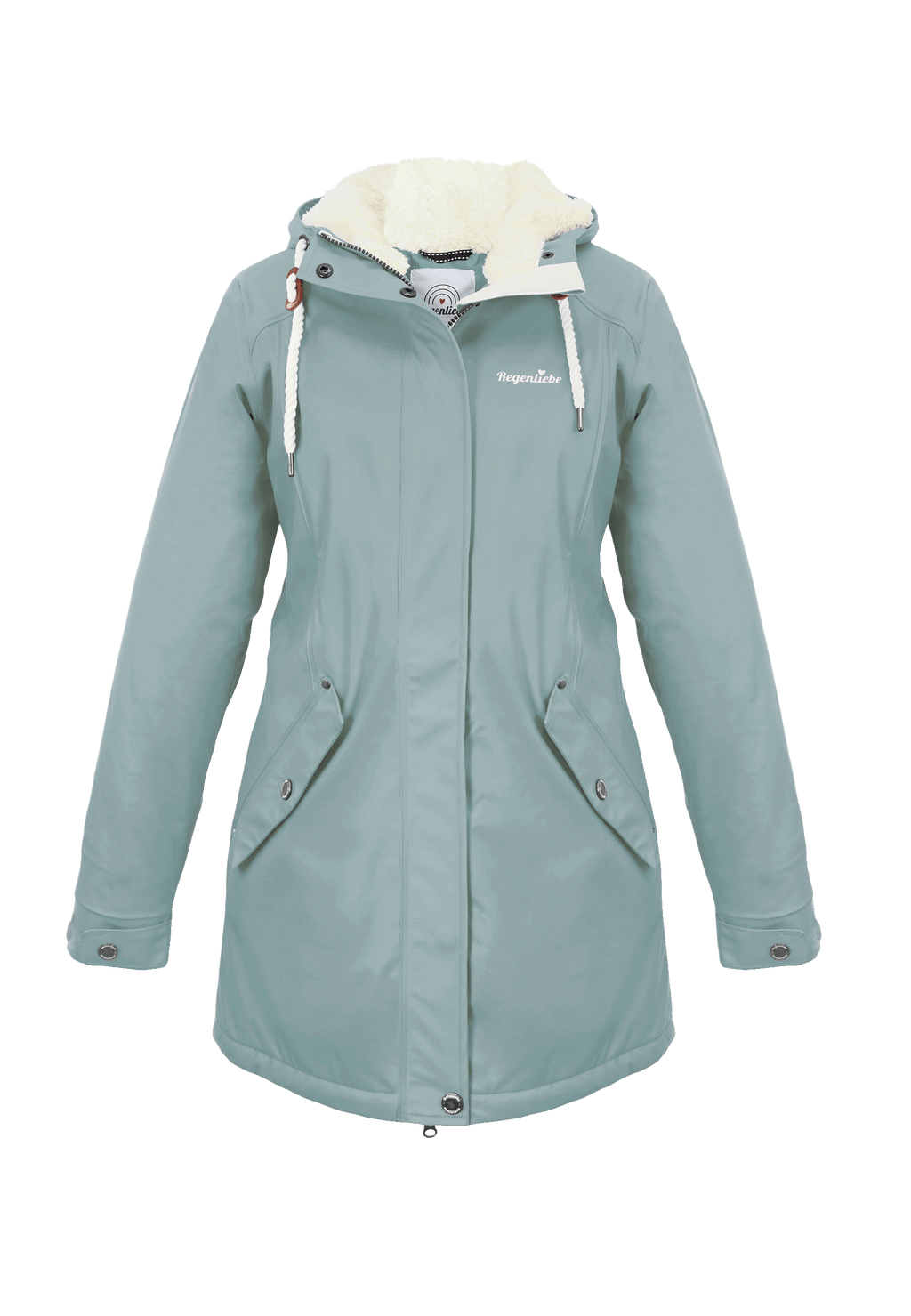 Regenliebe Damen Friesennerz mit Teddyfleece