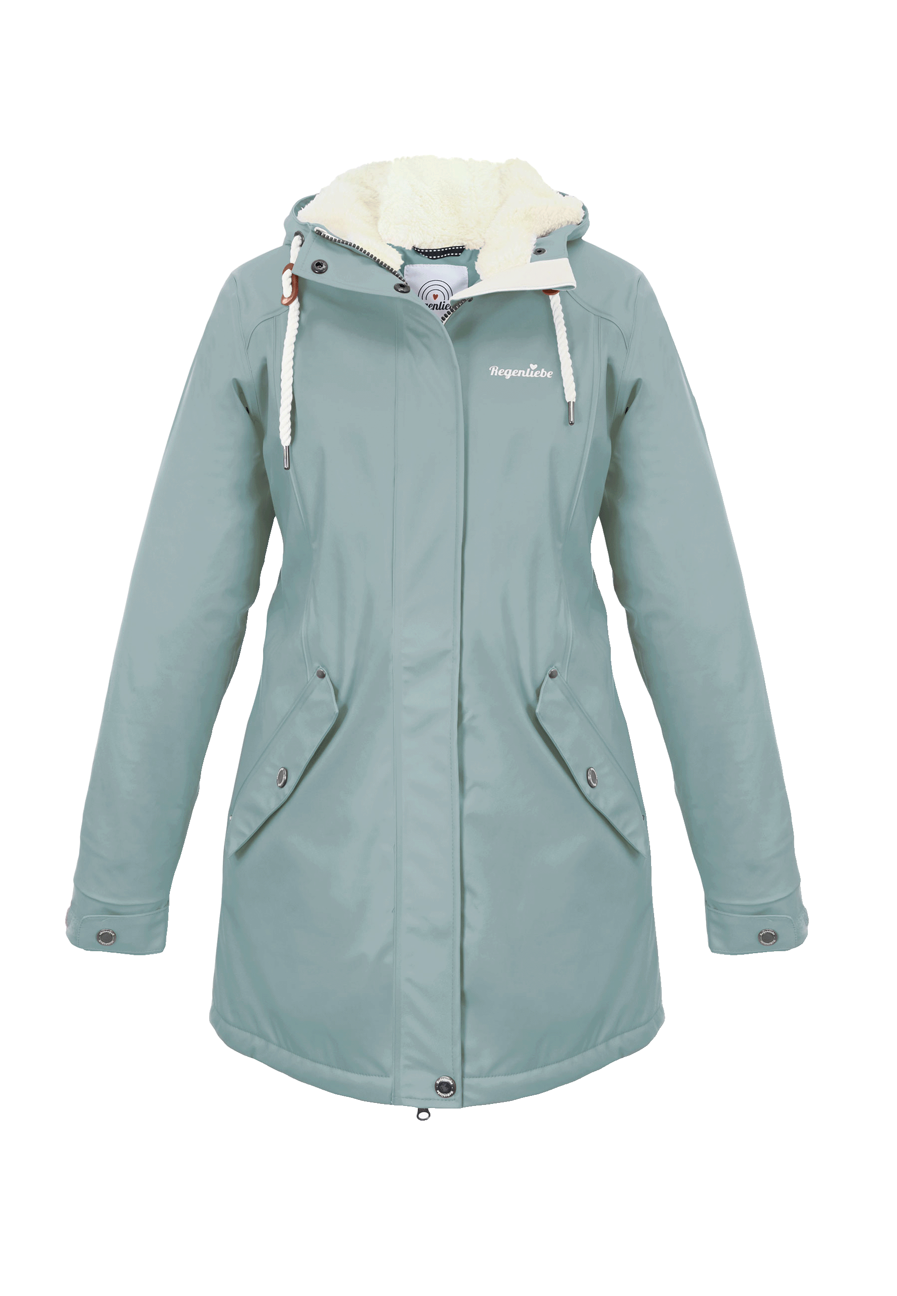 Regenliebe Damen Friesennerz mit Teddyfleece