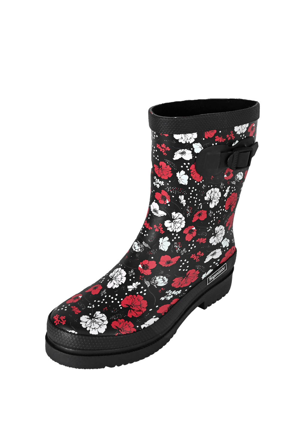 Regenliebe Damen Gummistiefel Blossom Night Halbschaft