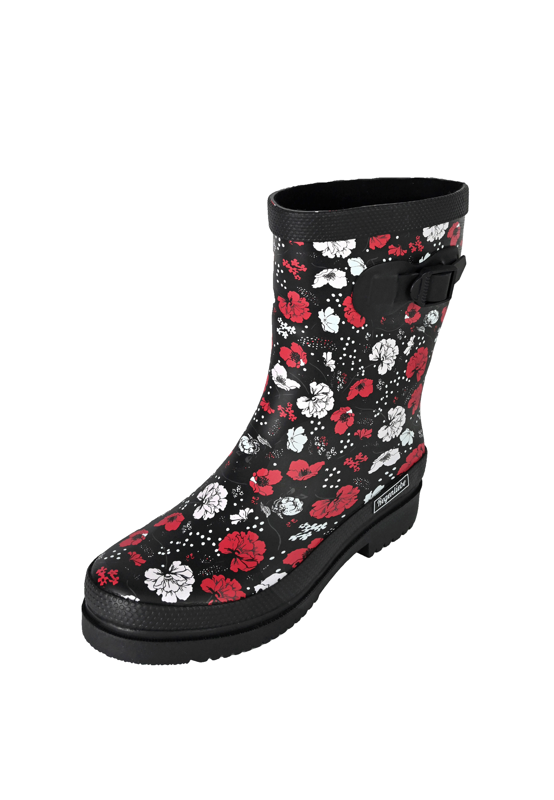 Regenliebe Damen Gummistiefel Blossom Night Halbschaft