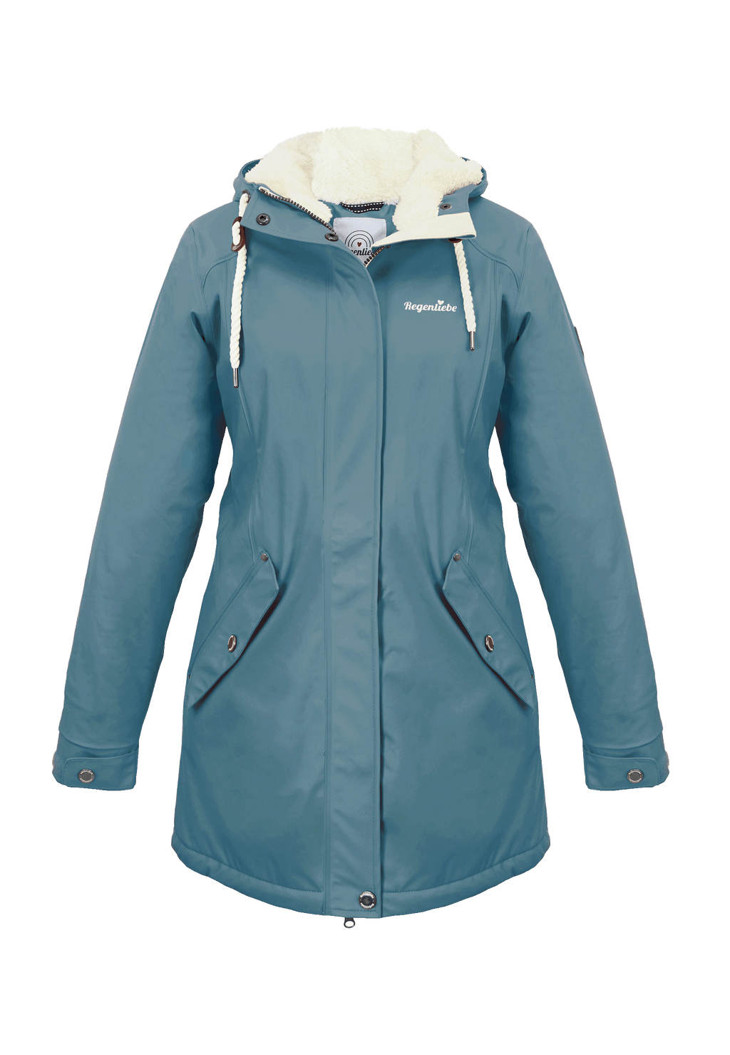 Regenliebe Damen Friesennerz mit Teddyfleece