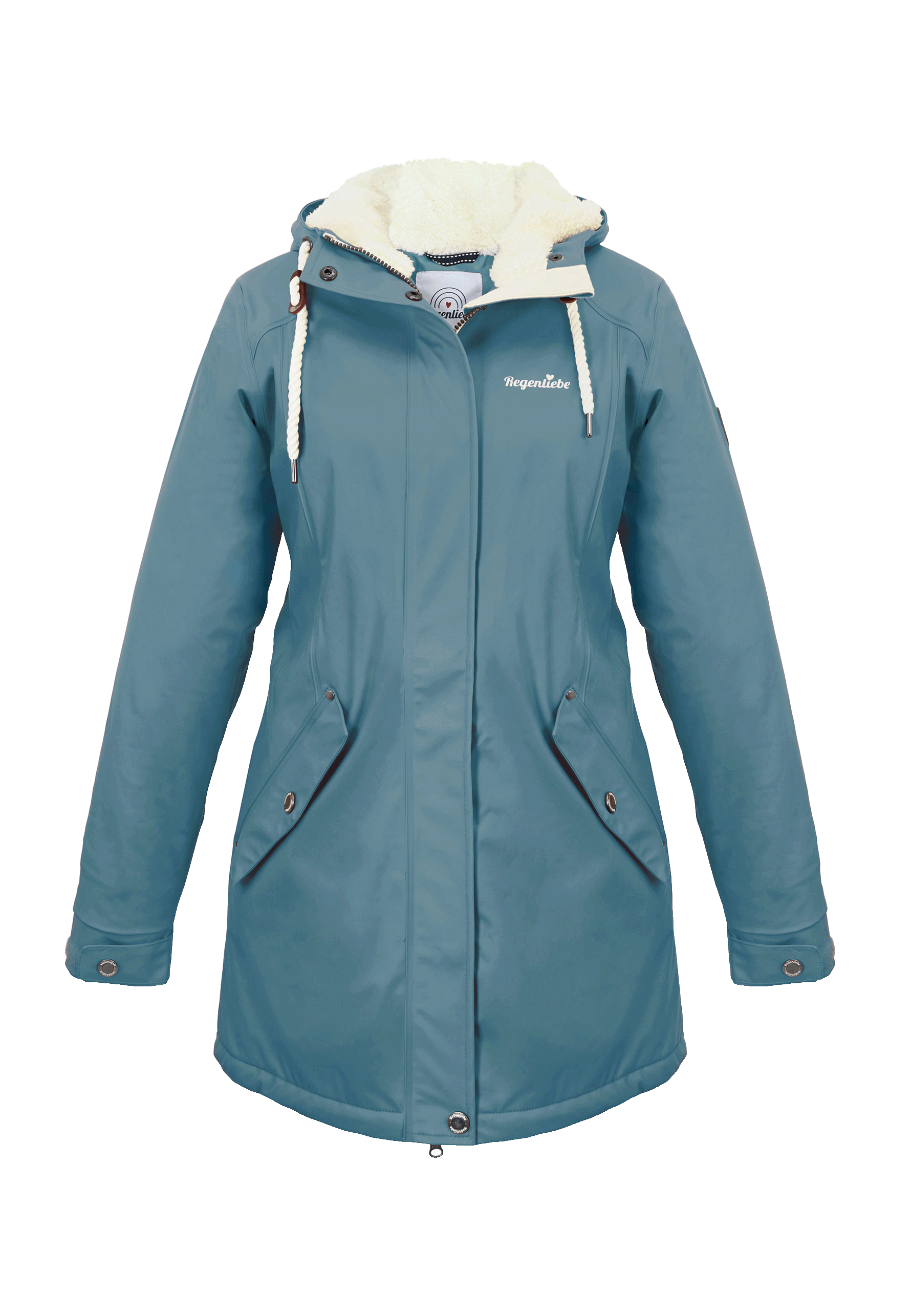 Regenliebe Damen Friesennerz mit Teddyfleece