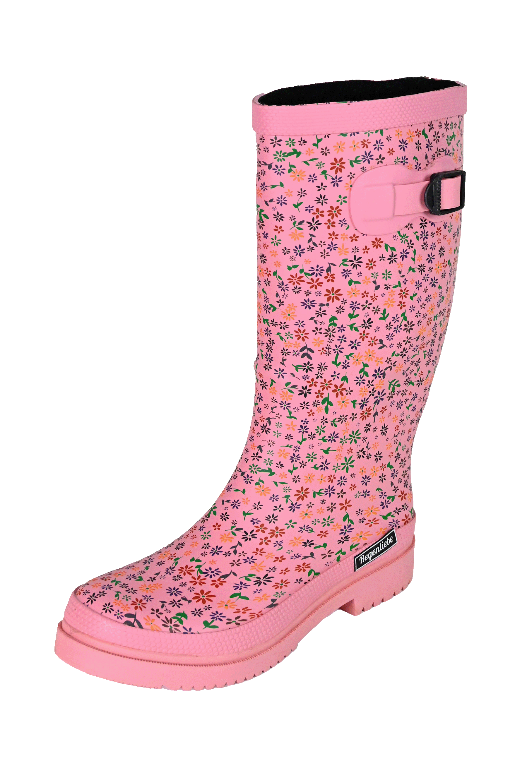 Regenliebe Damen Gummistiefel Flowers High Langschaft