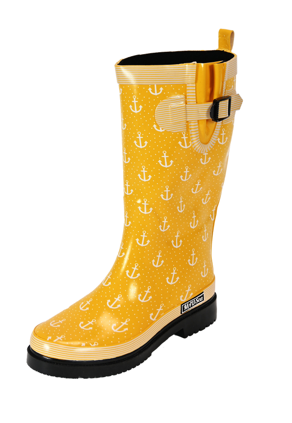 MADSea Damen Gummistiefel Anchor Langschaft