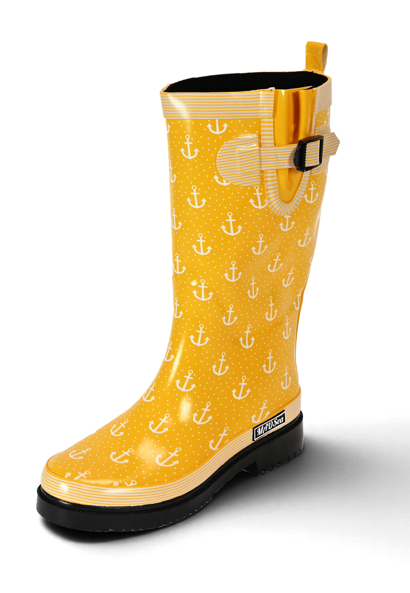 MADSea Damen Gummistiefel Anchor Langschaft