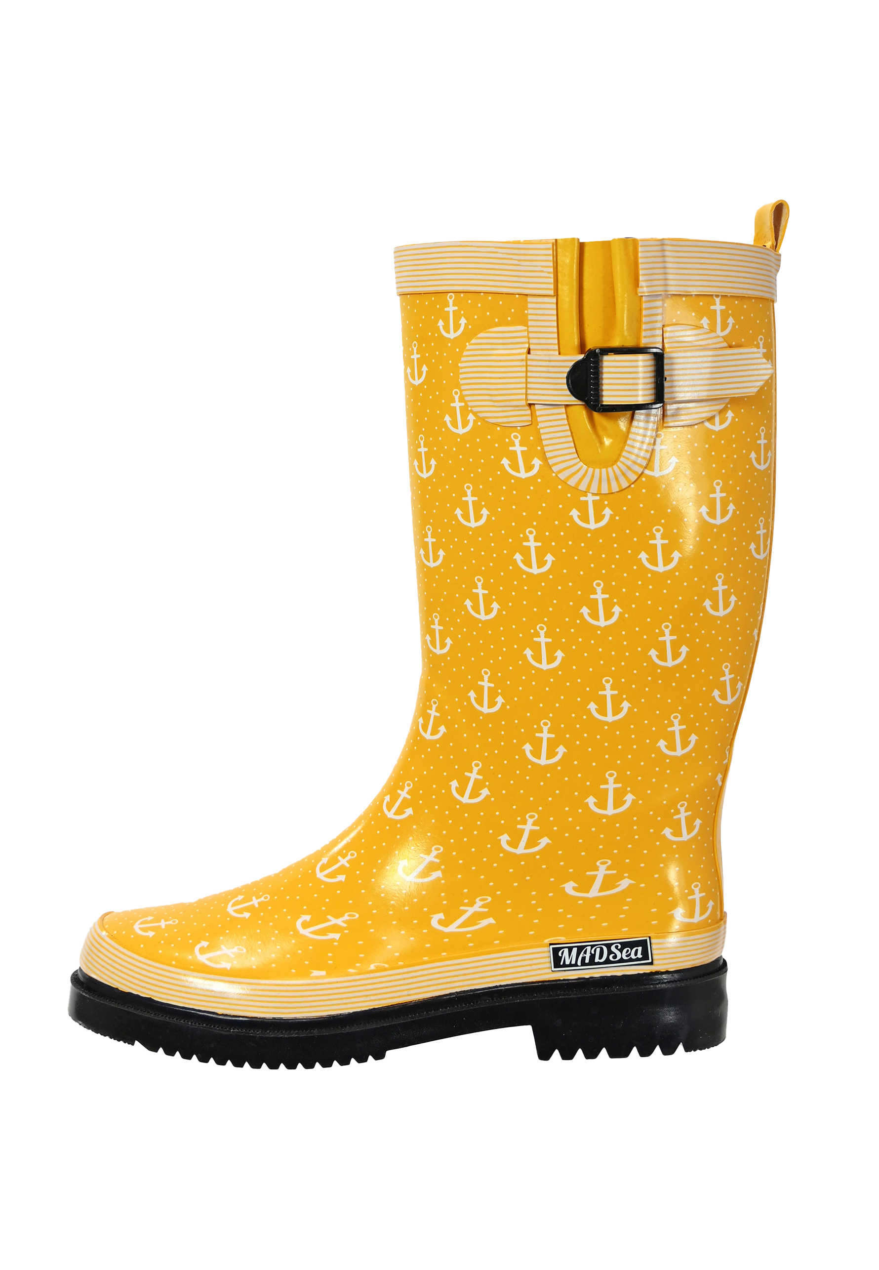 MADSea Damen Gummistiefel Anchor Langschaft