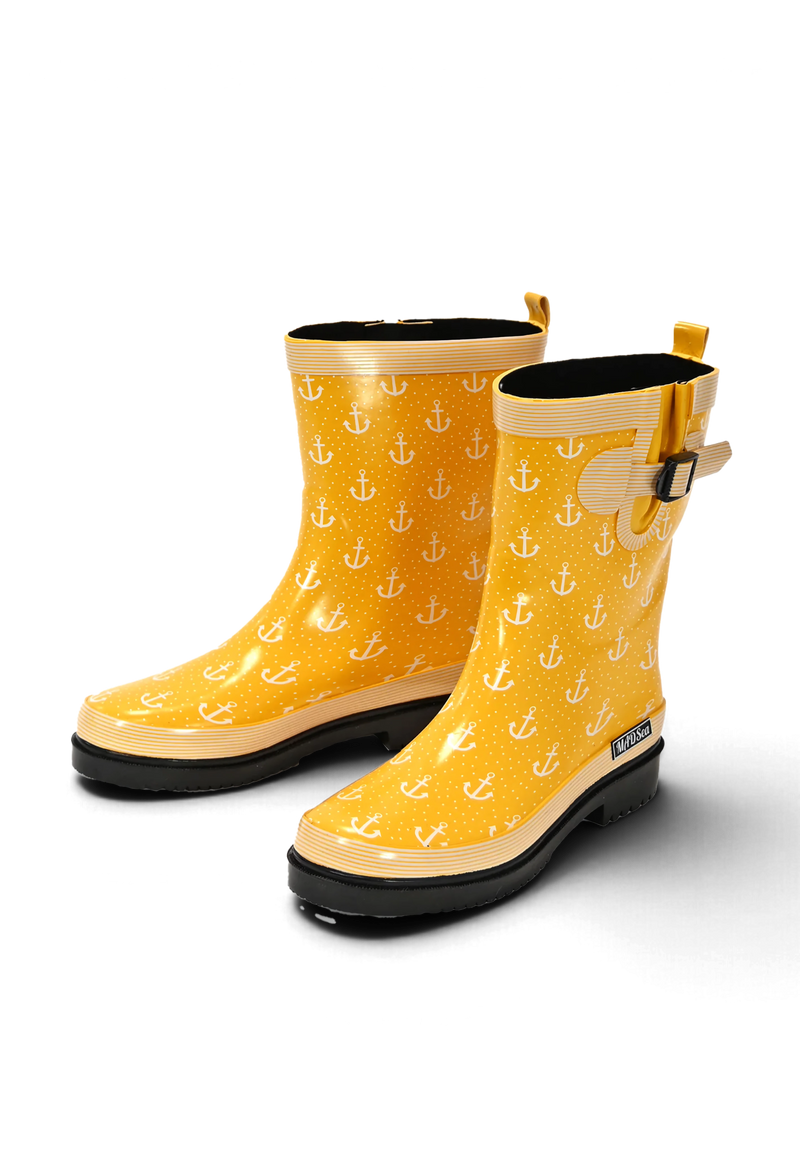 MADSea Damen Gummistiefel Anchor Halbschaft