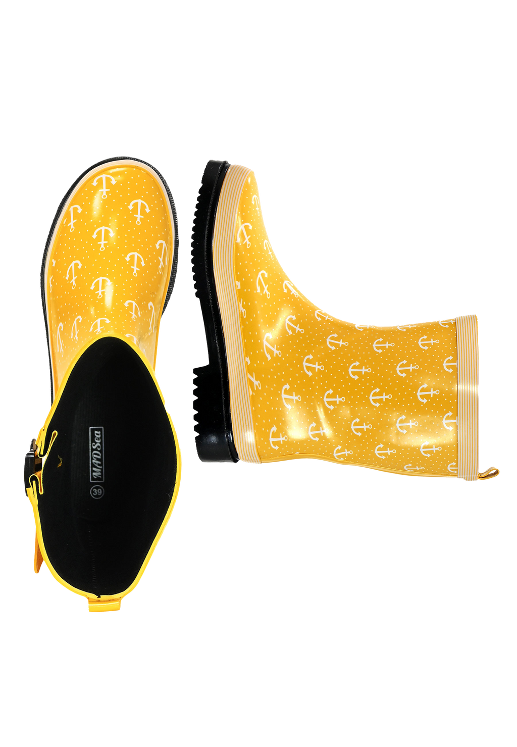 MADSea Damen Gummistiefel Anchor Halbschaft