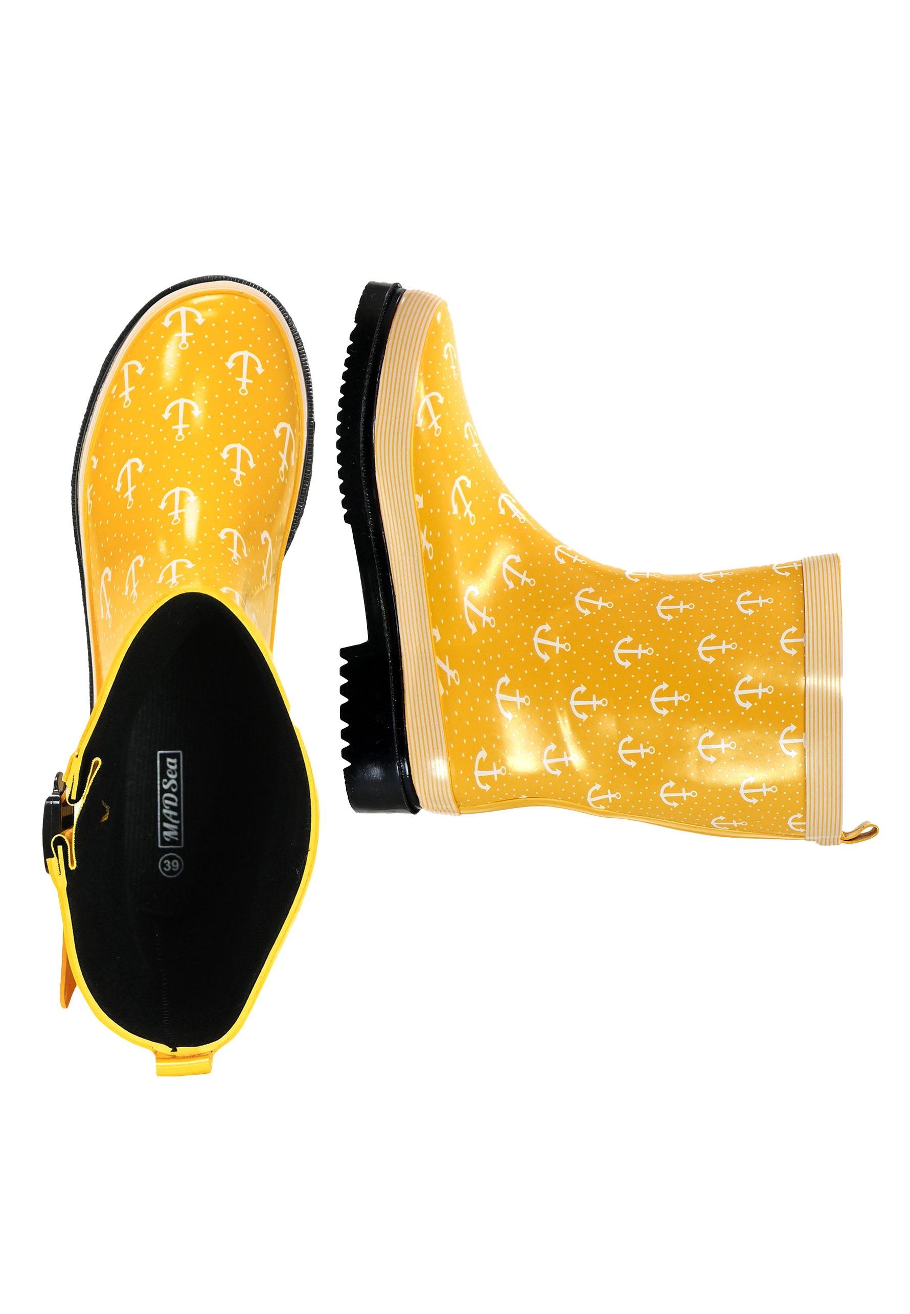 MADSea Damen Gummistiefel Anchor Halbschaft