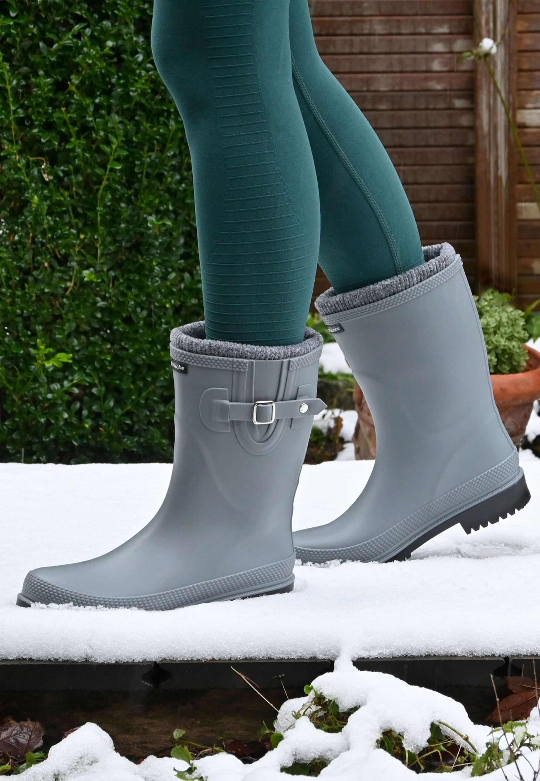 Regenliebe Damen Gummistiefel Pfütze-W Halbschaft