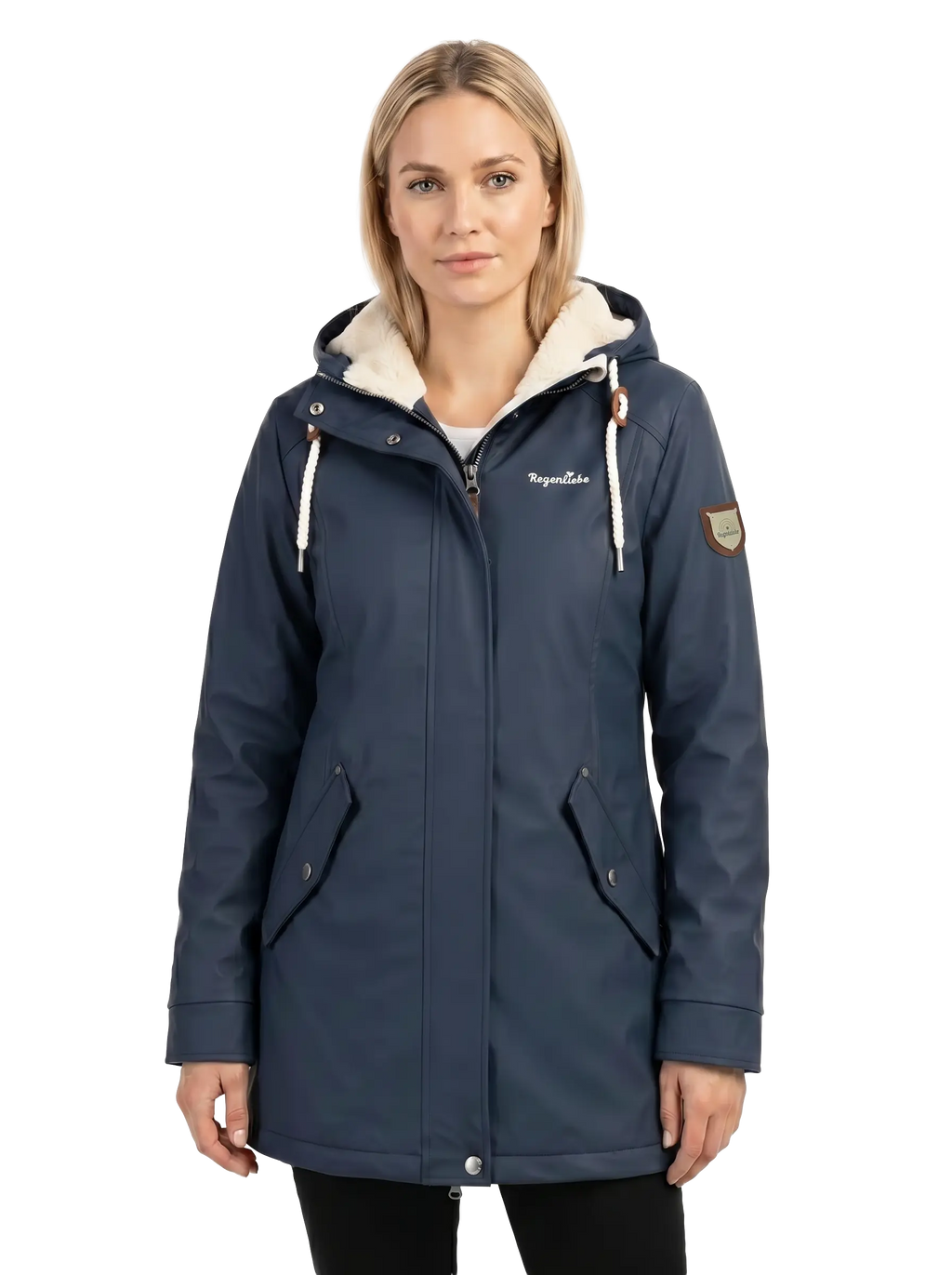 Regenliebe Damen Friesennerz mit Teddyfleece