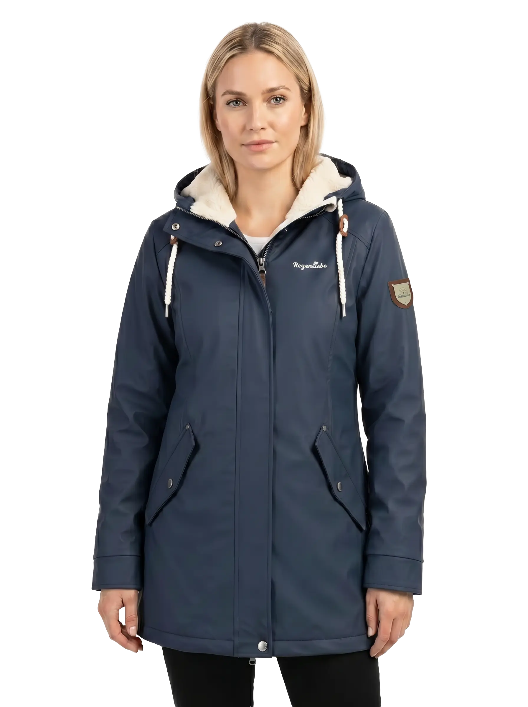 Regenliebe Damen Friesennerz mit Teddyfleece