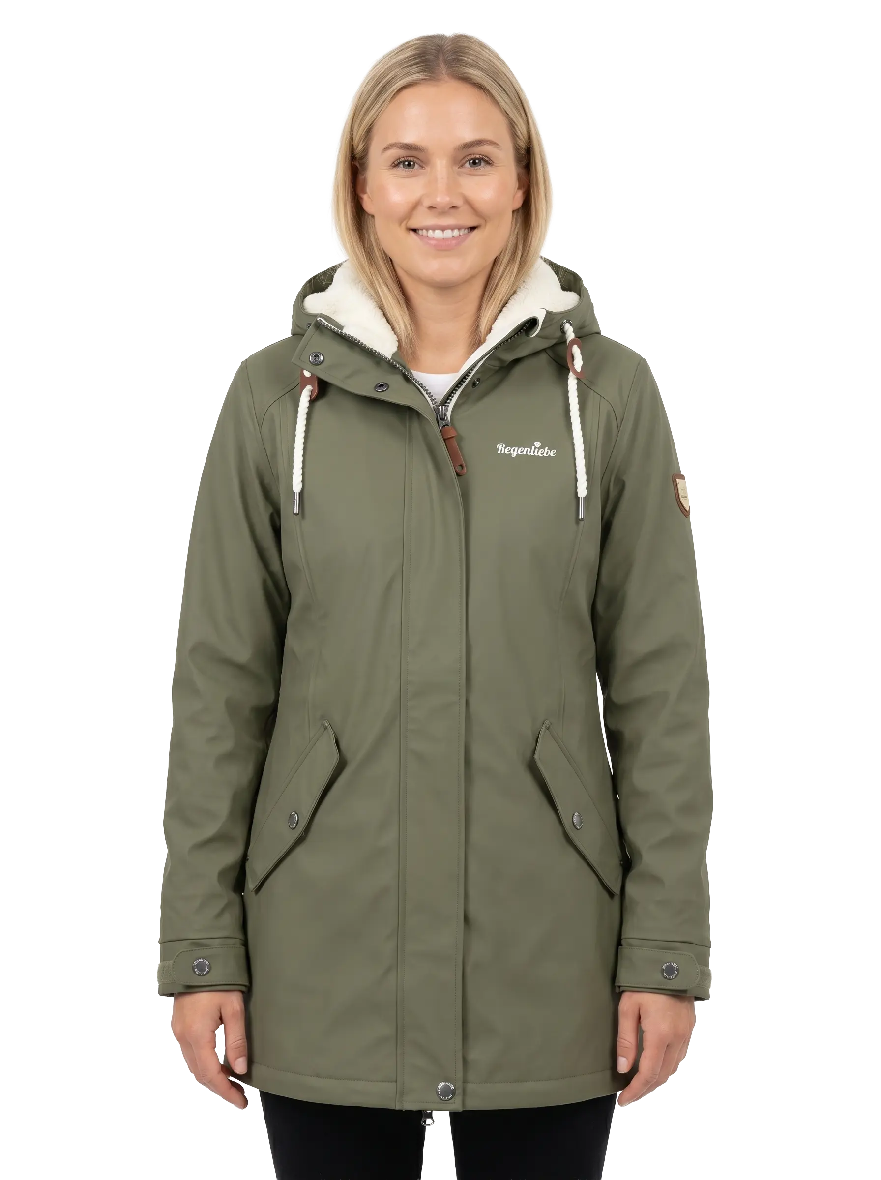 Regenliebe Damen Friesennerz mit Teddyfleece