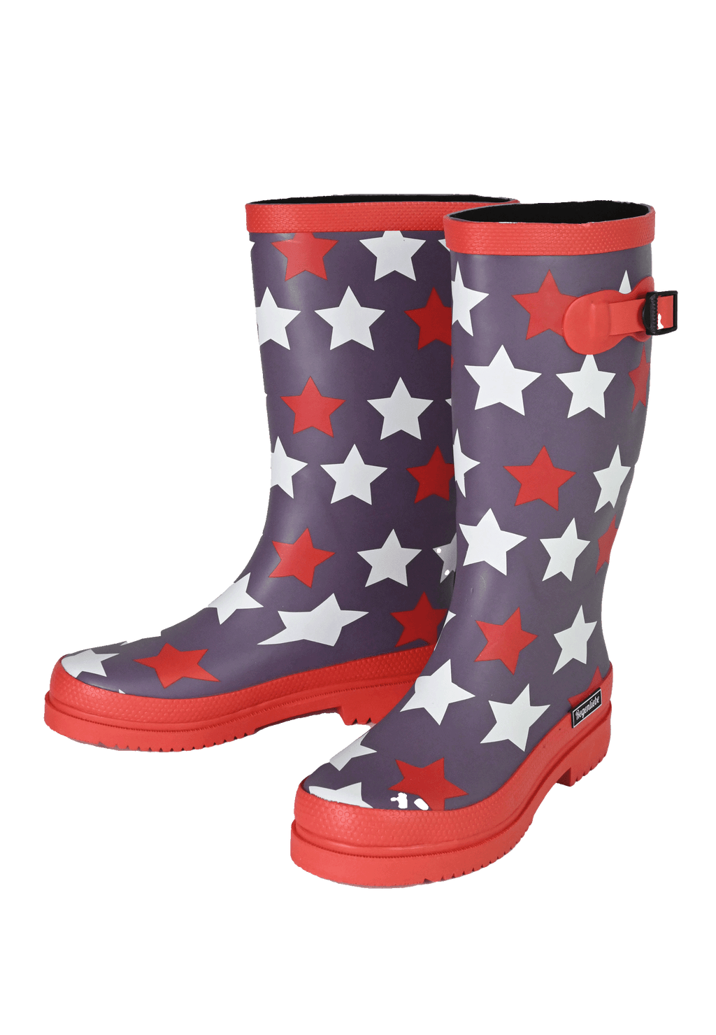 Regenliebe Damen Gummistiefel Stars Langschaft