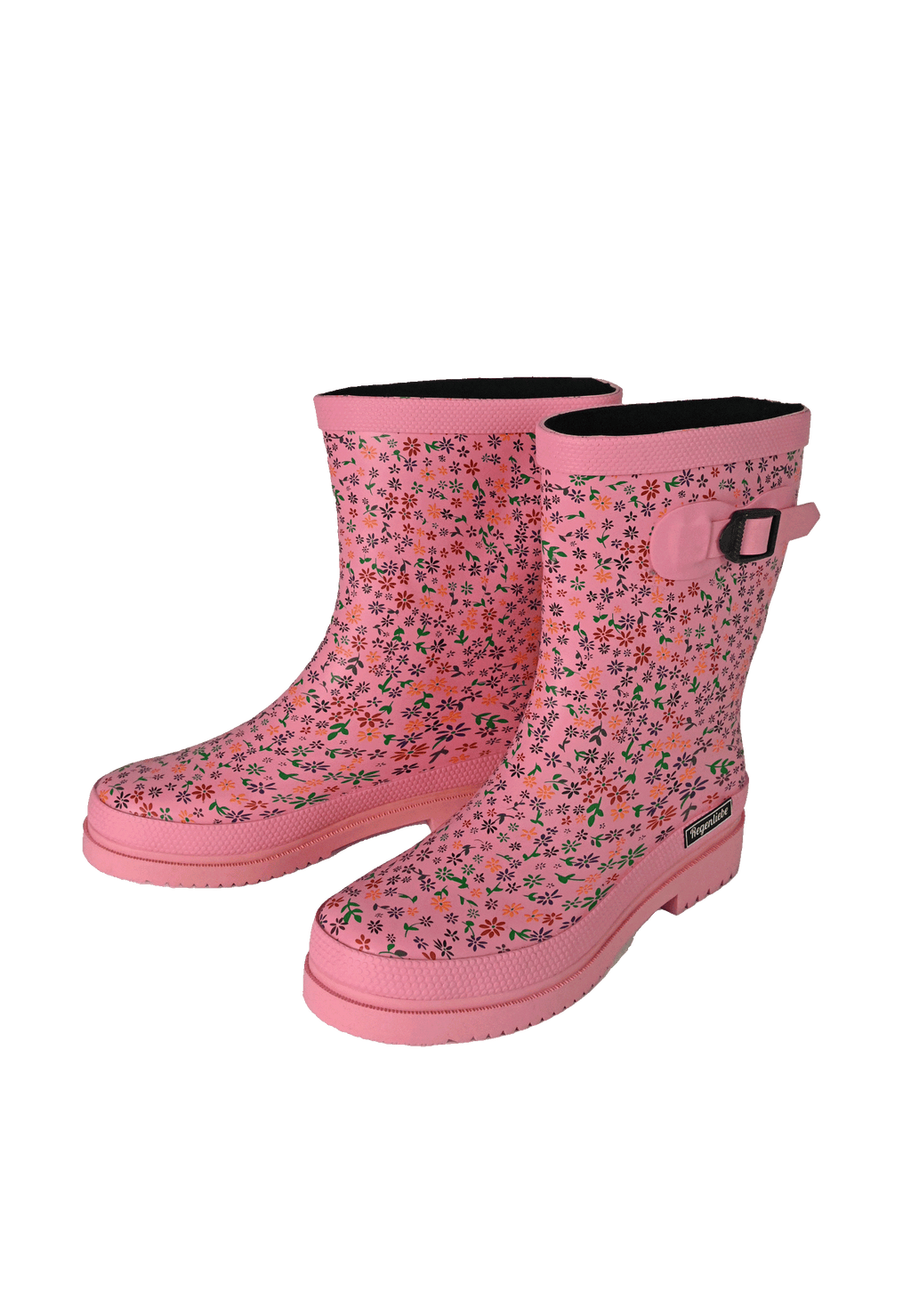 Regenliebe Damen Gummistiefel Flowers Halbschaft