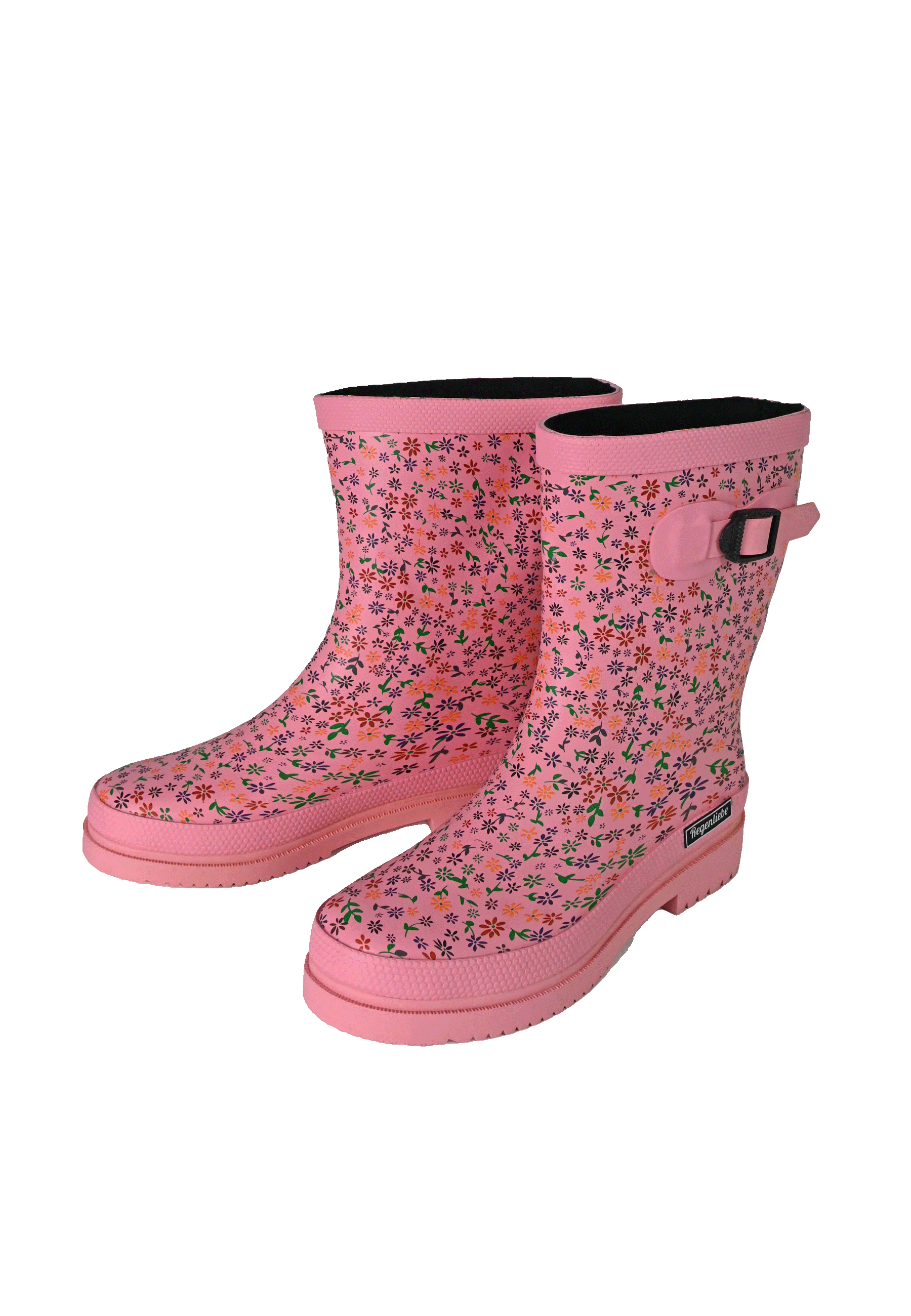 Regenliebe Damen Gummistiefel Flowers Halbschaft