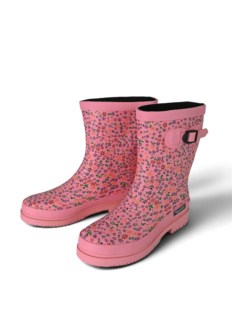 Regenliebe Damen Gummistiefel Flowers Halbschaft