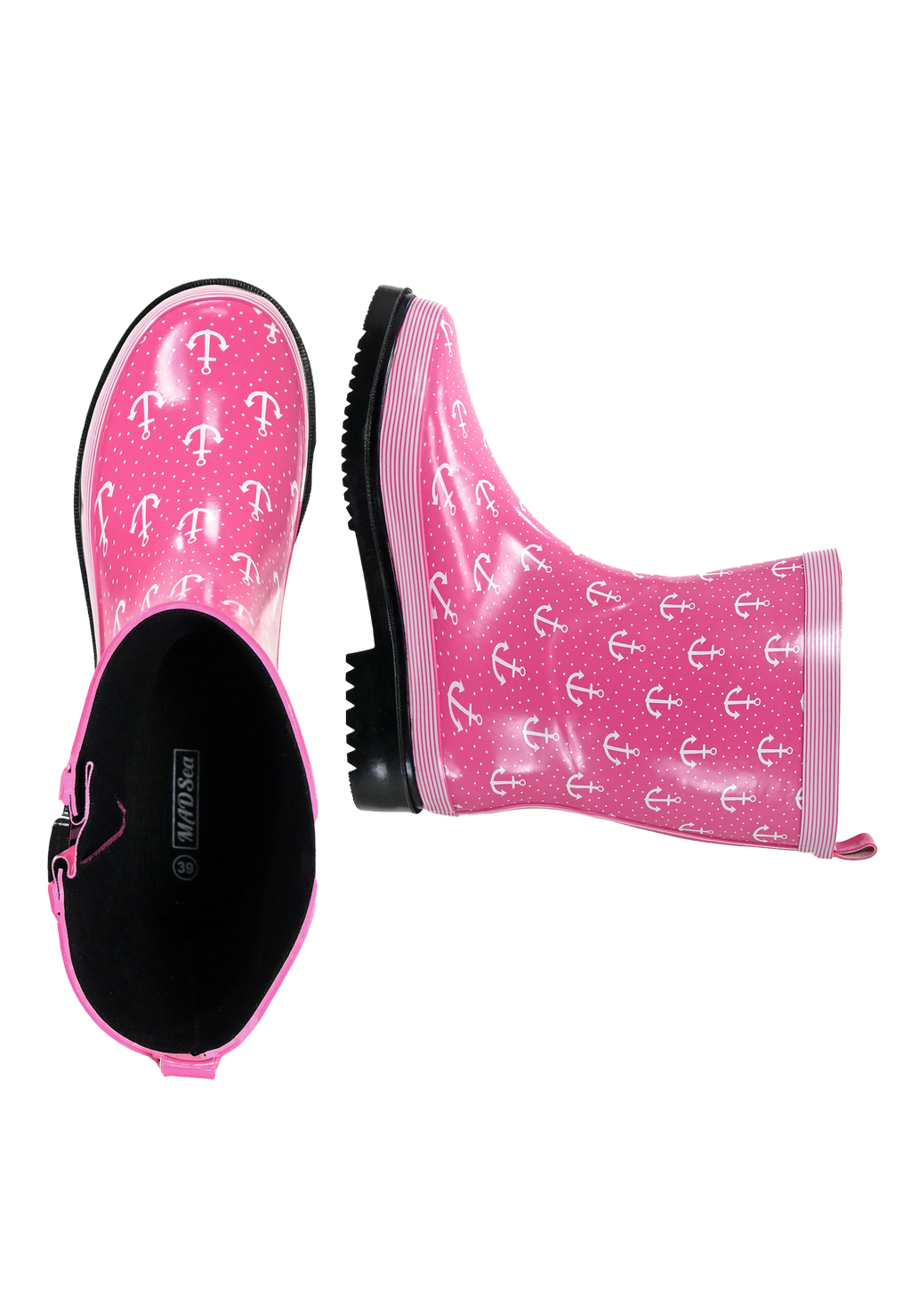 MADSea Damen Gummistiefel Anchor Halbschaft