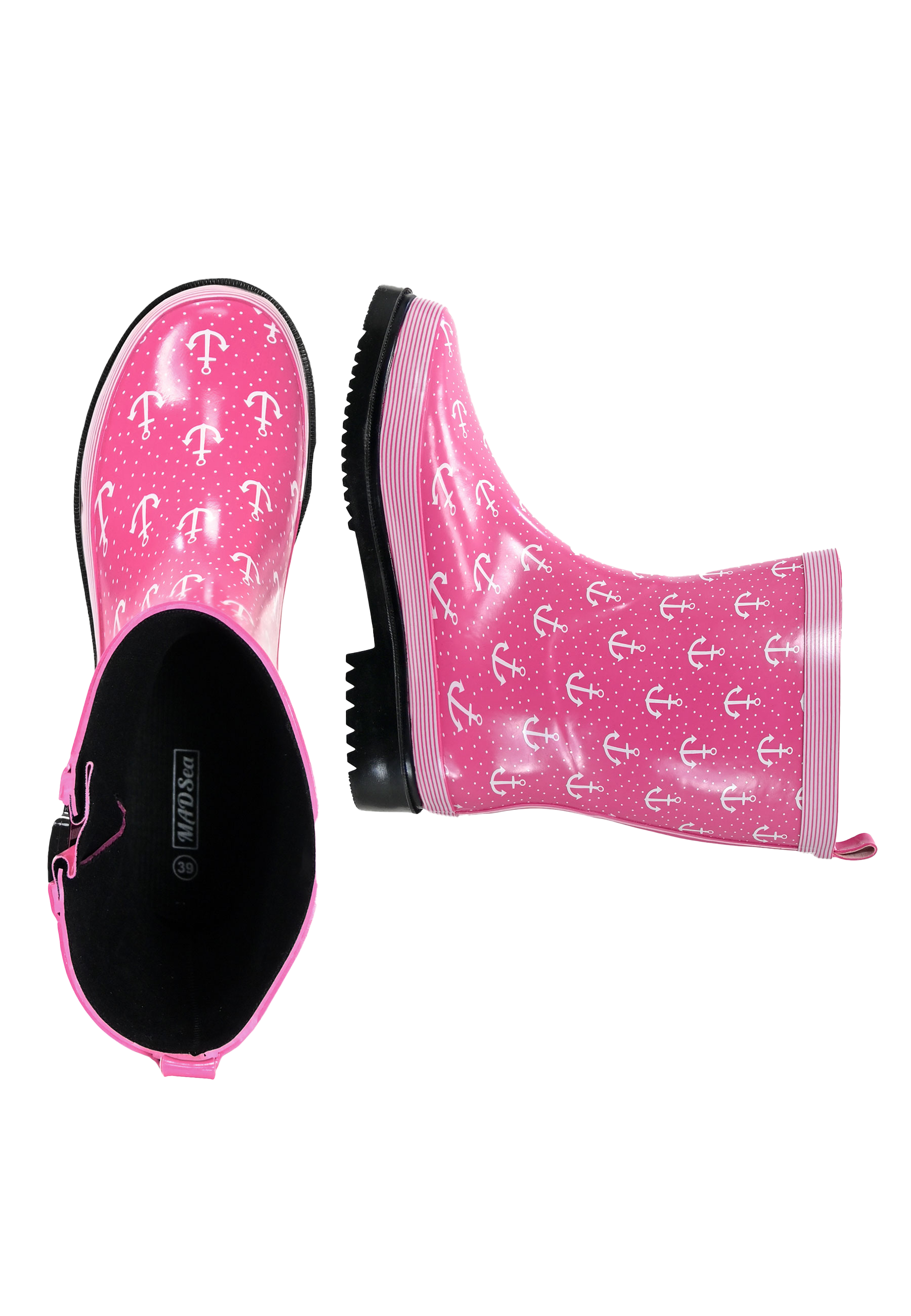 MADSea Damen Gummistiefel Anchor Halbschaft