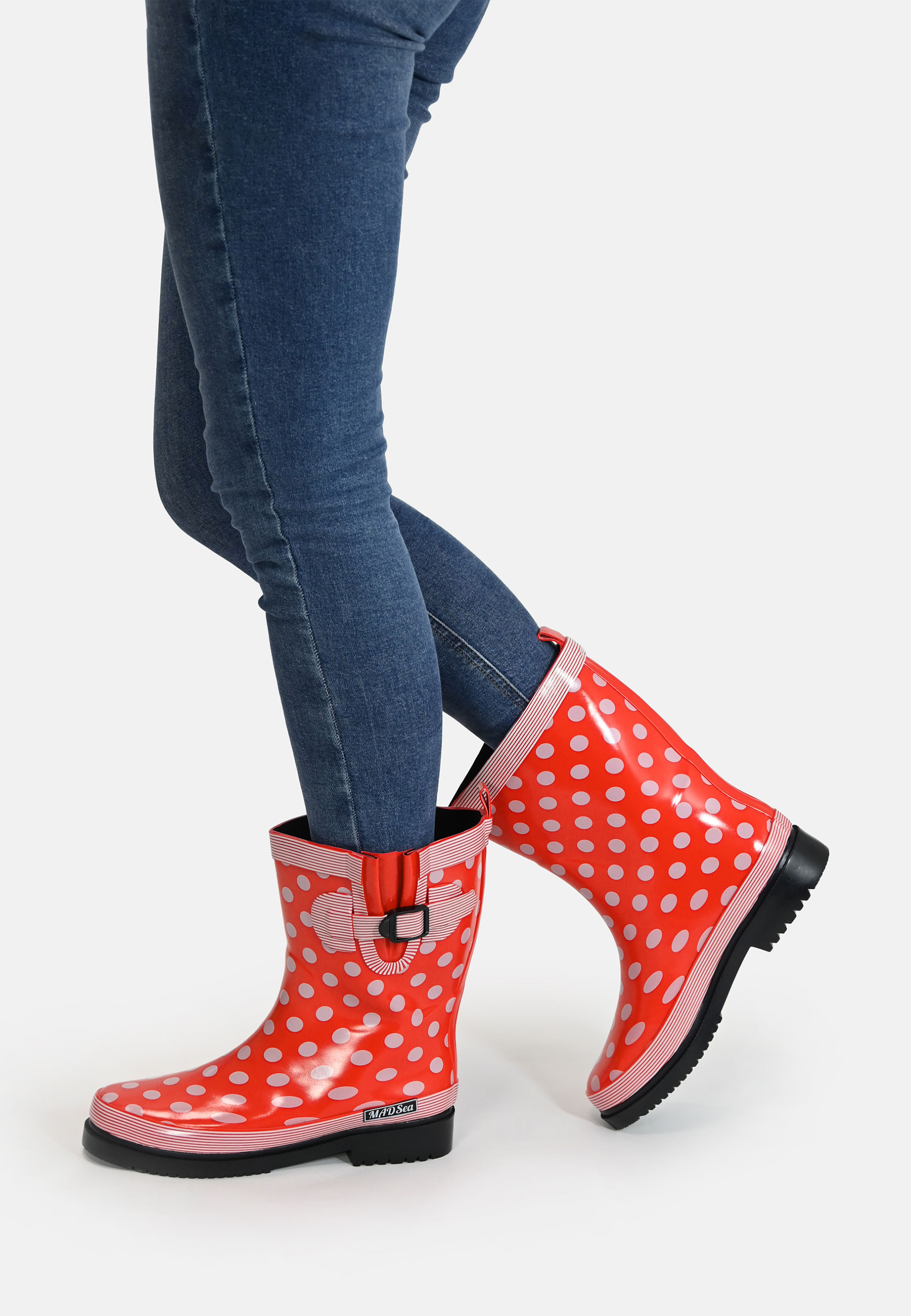 MADSea Damen Gummistiefel Ocean Halbschaft