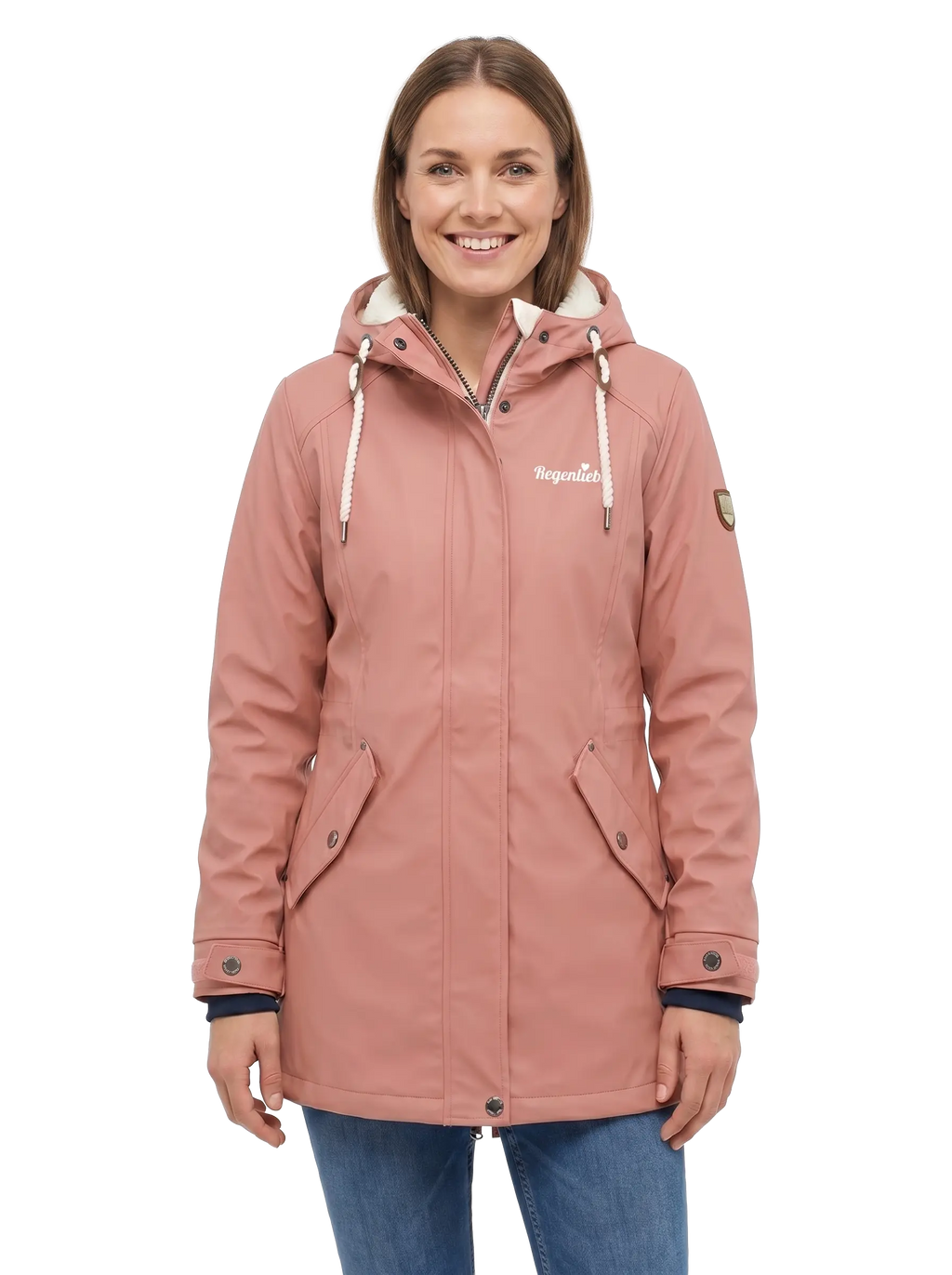 Regenliebe Damen Friesennerz mit Teddyfleece