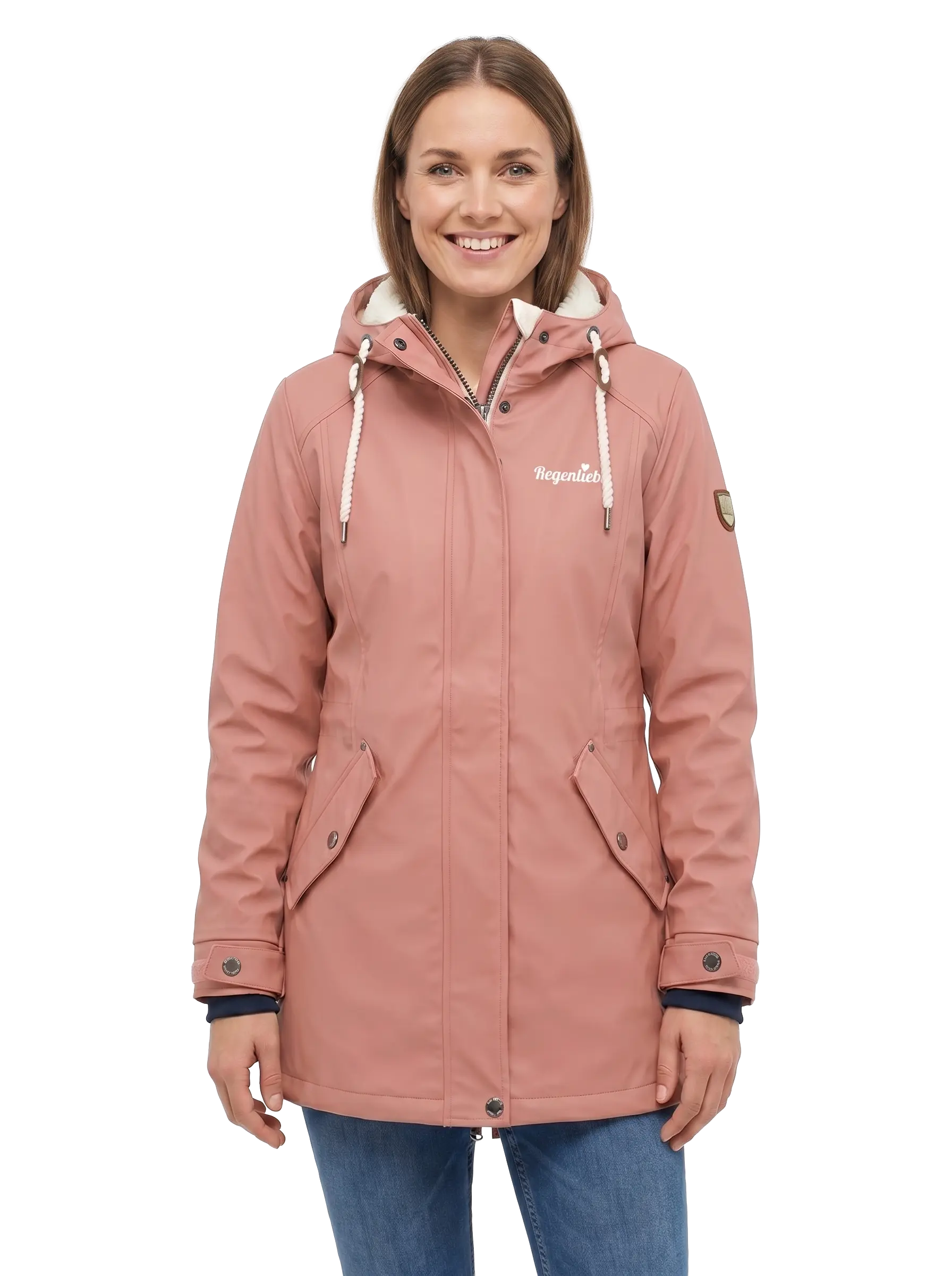 Regenliebe Damen Friesennerz mit Teddyfleece