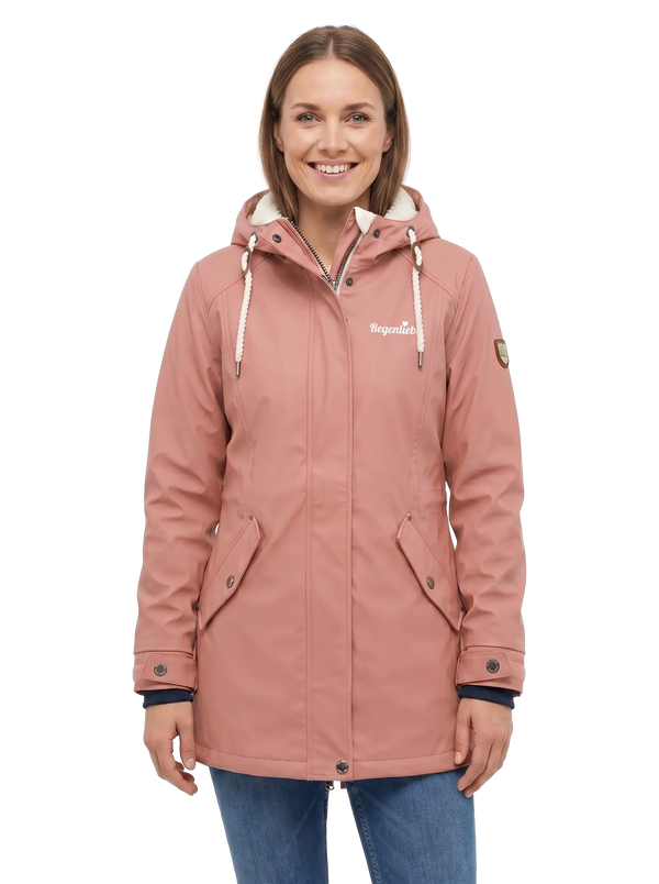 Regenliebe Damen Friesennerz mit Teddyfleece