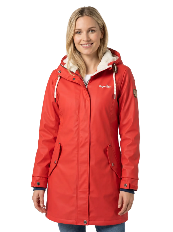 Regenliebe Damen Friesennerz mit Teddyfleece