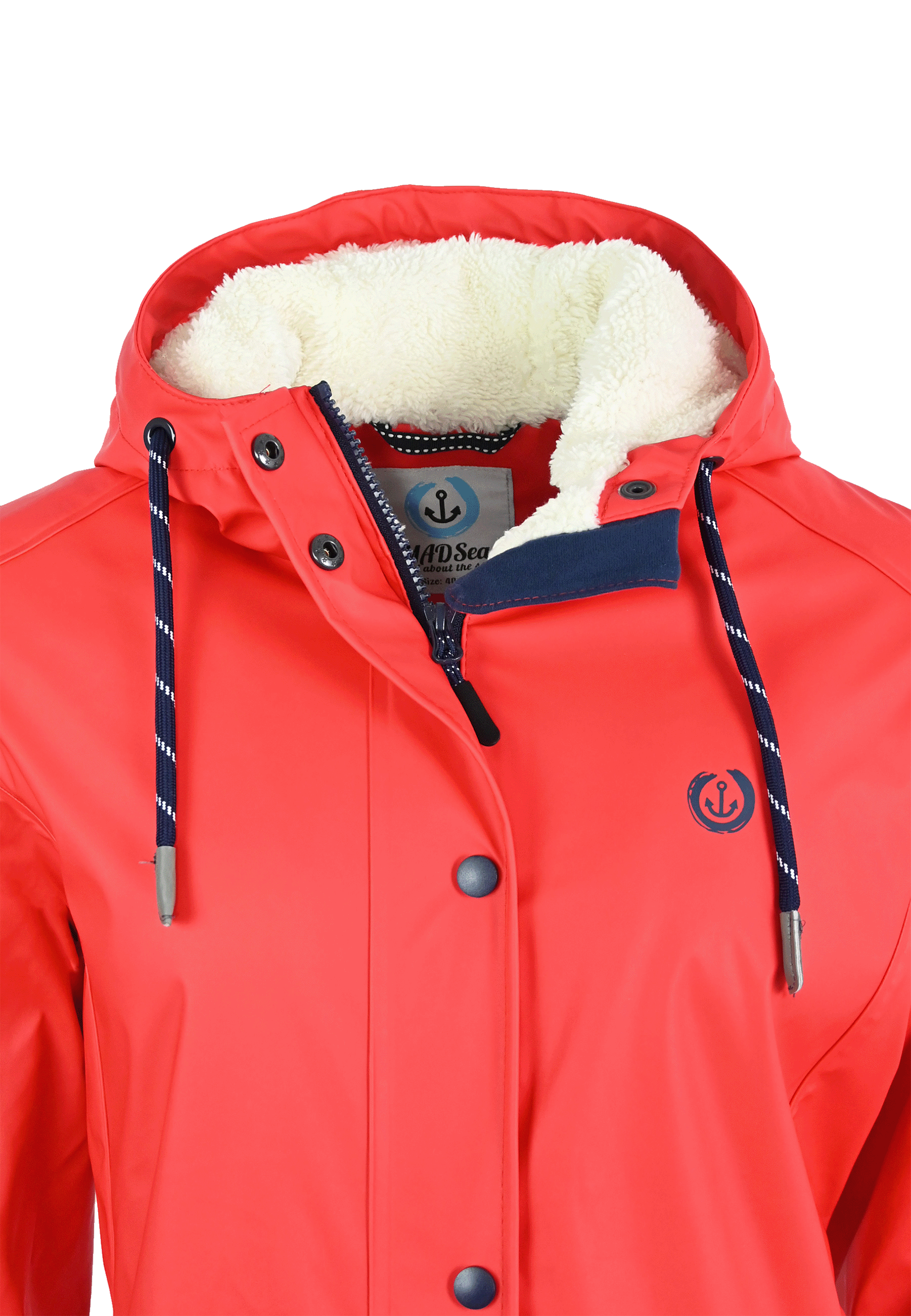 MADSea Damen Friesennerz mit Teddyfleece