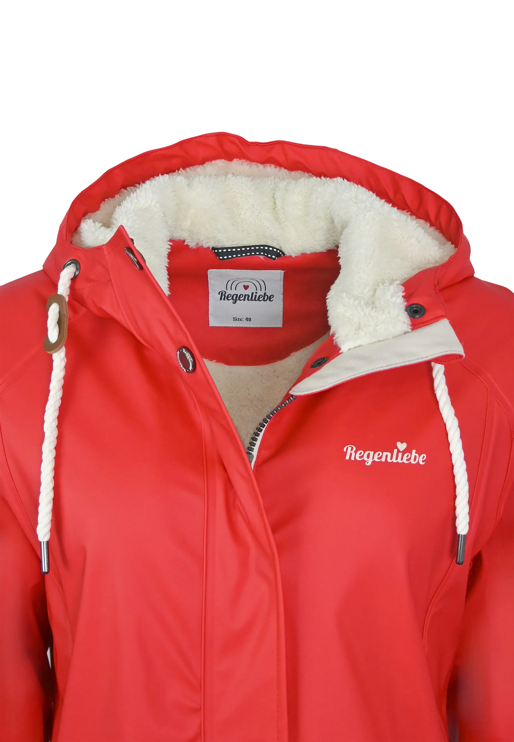 Regenliebe Damen Friesennerz mit Teddyfleece