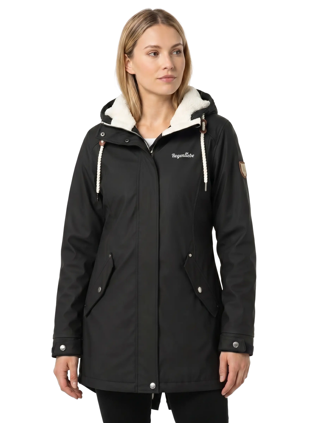 Regenliebe Damen Friesennerz mit Teddyfleece