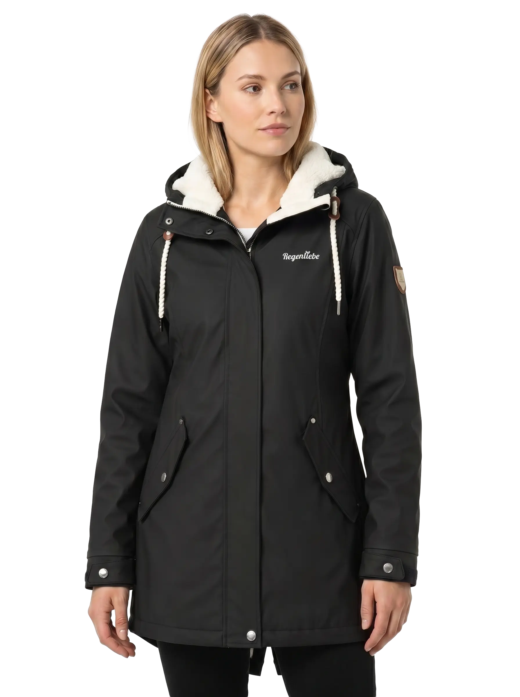 Regenliebe Damen Friesennerz mit Teddyfleece