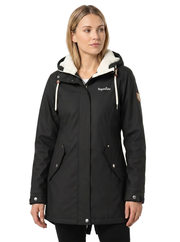 Regenliebe Damen Friesennerz mit Teddyfleece