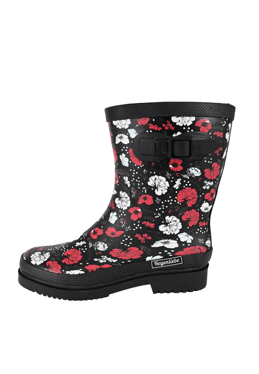 Regenliebe Damen Gummistiefel Blossom Night Halbschaft