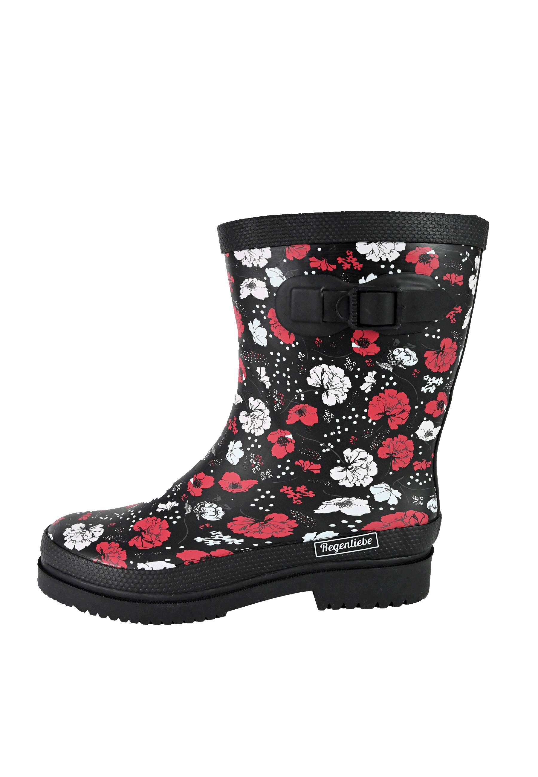 Regenliebe Damen Gummistiefel Blossom Night Halbschaft