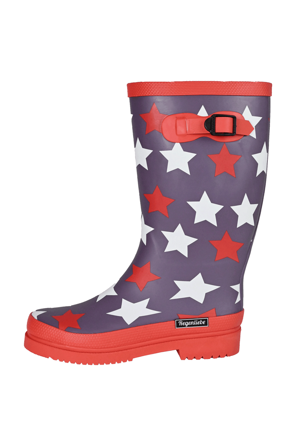 Regenliebe Damen Gummistiefel Stars Langschaft
