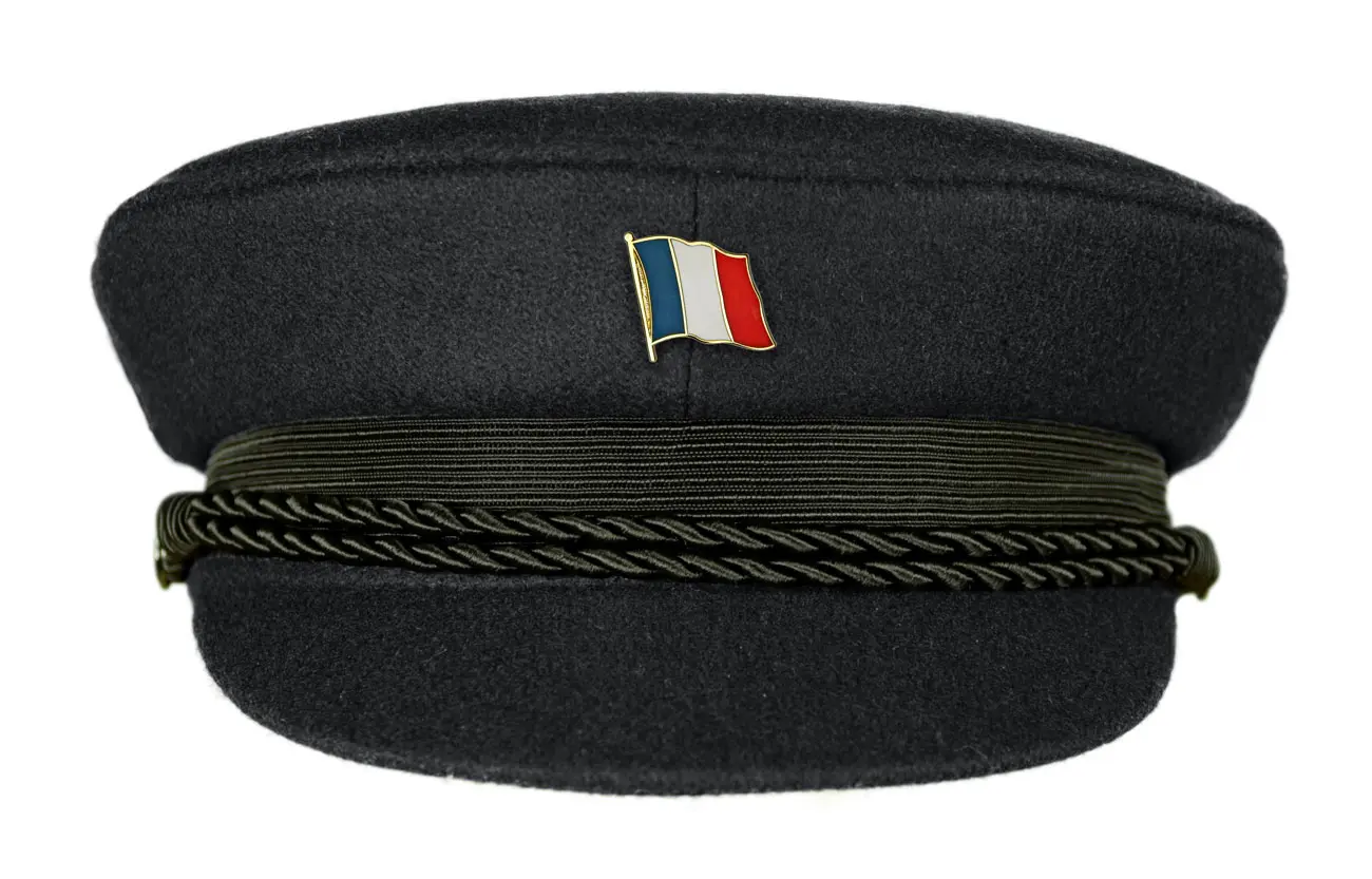 MADSea schwarzer Elbsegler mit Flaggenpin Frankreich