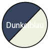 dunkelblau/weiß